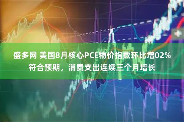 盛多网 美国8月核心PCE物价指数环比增02%符合预期,消费支出连续三个月增长