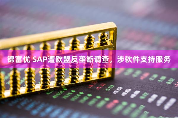 锦富优 SAP遭欧盟反垄断调查，涉软件支持服务